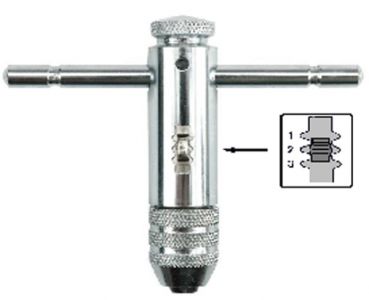 T Griff Gewindeschneidhalter: M5 - M12